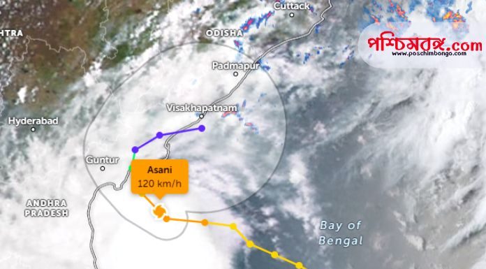 ঘূর্ণিঝড় অশনি, Cyclone Ashani Warning, Cyclone Ashani Update, অশনি, আজকের আবহাওয়া