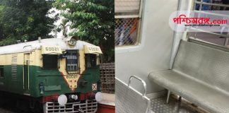 suvendu adhikari, local train, Ranaghat to Bongaon EMU train launched, শুভেন্দু অধিকারী, লোকাল ট্রেন, রানাঘাট টু বনগাঁ শাখার ইএমইউ ট্রেন চালু
